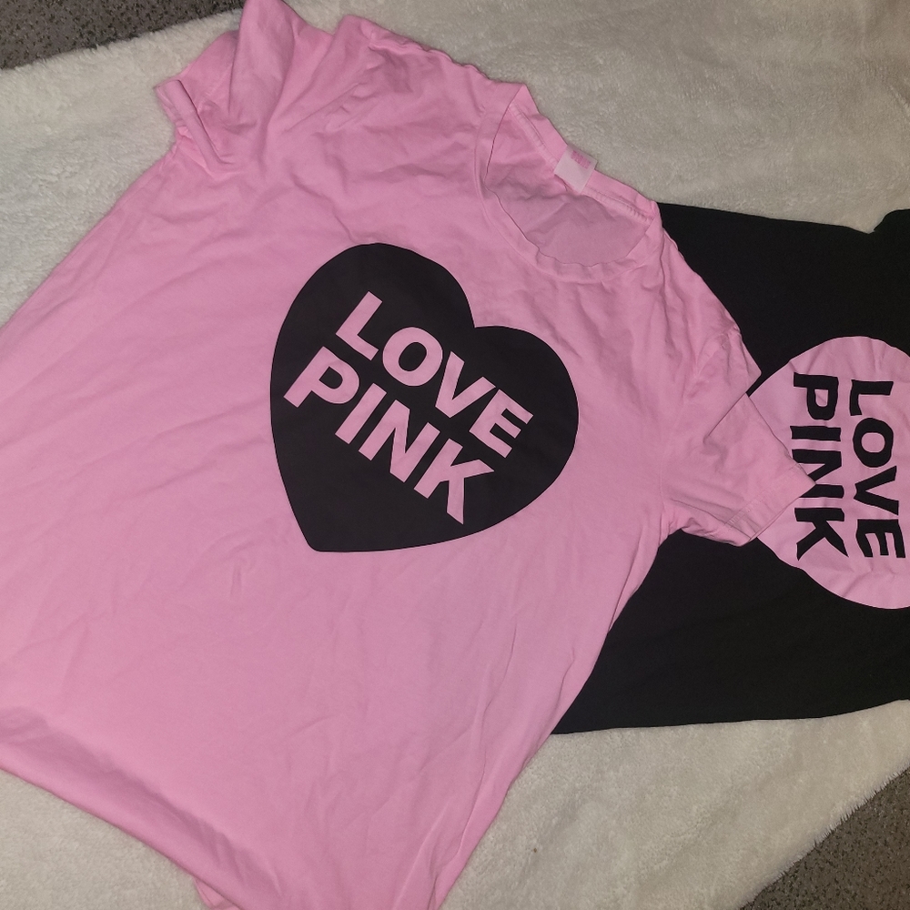 2 Victoria Secret love pink 💗 collection sz lg
